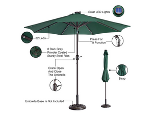 LED Strip Umbrella
