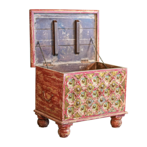Pink Wooden Chest